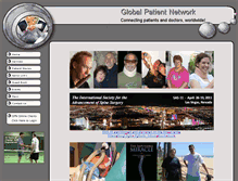 Tablet Screenshot of globalpatientnetwork.com